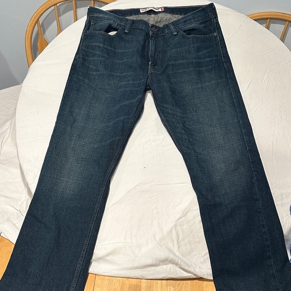 Levi’s 514 Bootcut Jeans Men W34 L32 – Dark Blue Wash, EUC - Picture 1 of 7